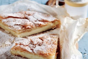A traditional breakfast in Greece made with custard, "Sweet Pockets".
