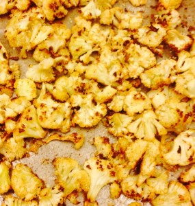 Roasted Popcorn Cauliflower