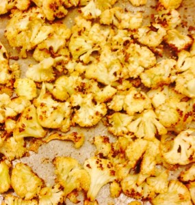 Roasted Popcorn Cauliflower