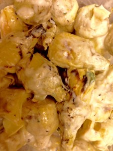 Grilled Artichoke Hearts with Lemon Aioli