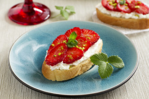 Ricotta and Strawberries